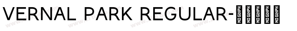 Vernal Park Regular字体转换